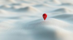 Ortsmarkierung auf einer Karte